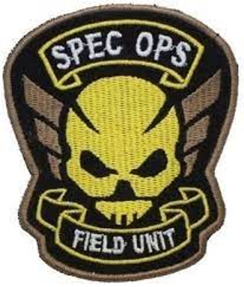 3.5 inches tall, a new Resident Evil Racoon CIty Spec Ops Field Unit Logo  Embroidered Patch, Sew on or iron. 

Please note we will always combine shipping on like items.  Any additional patch or pin will ship for 50 cent per item.  Any additional payment will be reimbursed to your Paypal account.  Thank You.