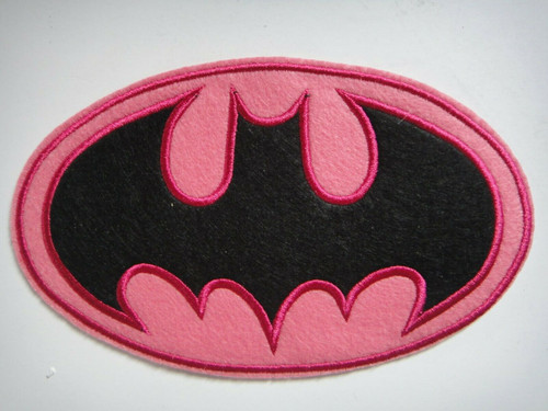 DC Comics Batgirl Pink 7 inch Jacket Logo Embroidered Patch.
The jacket patch measures 7 inches wide.  The patch can be sewn on or iron on. 

Please note we will always combine shipping on like items.  Any additional patch or pin will ship for 50 cent per item.  Any additional payment will be reimbursed to your Paypal account.  Thank You.