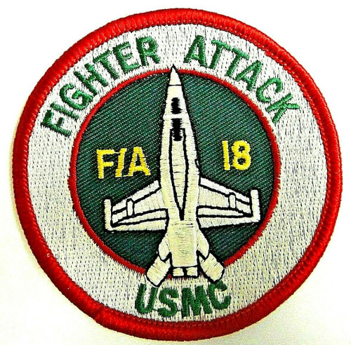 3 inches diameter, USMC F1/8 "Fighter Attack" Embroidered Patch. Sew on or iron on. New.
Old stock from our warehouse in Toronto.  Patch is over 10 years old.  

Please note we will always combine shipping on like items.  Any additional patch or pin will ship for 50 cent per item.  Any additional payment will be reimbursed to your Paypal account.  Thank You.