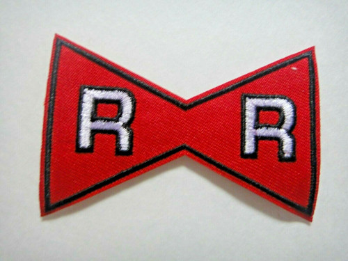 3 inches wide,  a new Dragonball Z, "Red Robin" Bow Tie embroidered patch. Sew on or iron on. New.

Please note we will always combine shipping on like items.  Any additional patch or pin will ship for 50 cent per item.  Any additional payment will be reimbursed to your Paypal account.  Thank You.