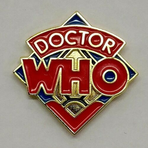 1 1/8 inches high, Doctor Who 1980s Logo enamel pin with a single post back. New.

Please note we will always combine shipping on like items.  Any additional patch or pin will ship for 50 cent per item.  Any additional payment will be reimbursed to your Paypal account.  Thank You.