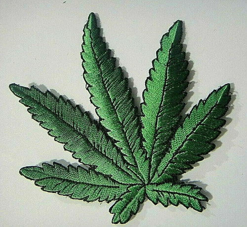 3 inches wide, a new Marijuana Leaf (Jamaican Ganja) Embroidered Patch.  Sew on or iron.

Please note we will always combine shipping on like items.  Any additional patch or pin will ship for 50 cent per item.  Any additional payment will be reimbursed to your Paypal account.  Thank You.