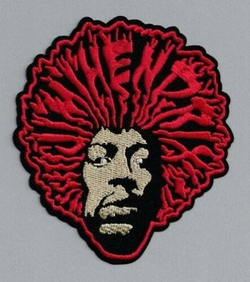 3 3/4 inches tall, a new Jimi Hendrix "Portrait" embroidered patch. Sew on or iron on. New.

Please note we will always combine shipping on like items.  Any additional patch or pin will ship for 50 cent per item.  Any additional payment will be reimbursed to your Paypal account.  Thank You.