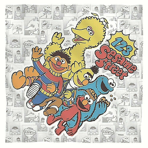 Please note, the bandanas are a special order, and there is a 10-15 business day turnaround from order to shipment. 

22 inches by 22 inches,  a new 1, 2 ,3! Sesame Street Bandana. 100% Polyester - Light weight, ultra-soft feel

Please note we will always combine shipping on like items.  Any additional patch or pin will ship for 50 cent per item.  Any additional payment will be reimbursed to your Paypal account.  Thank You.
