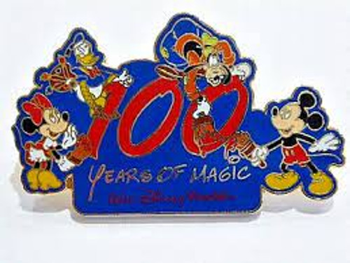 2 inches tall, Disney 100 Years of Magic "FAB 4" (Mickey, Minnie, Donald Duck and Goofy) enamel pin with clutch back. New.

Please note we will always combine shipping on like items.  Any additional patch or pin will ship for 50 cent per item.  Any additional payment will be reimbursed to your Paypal account.  Thank You.