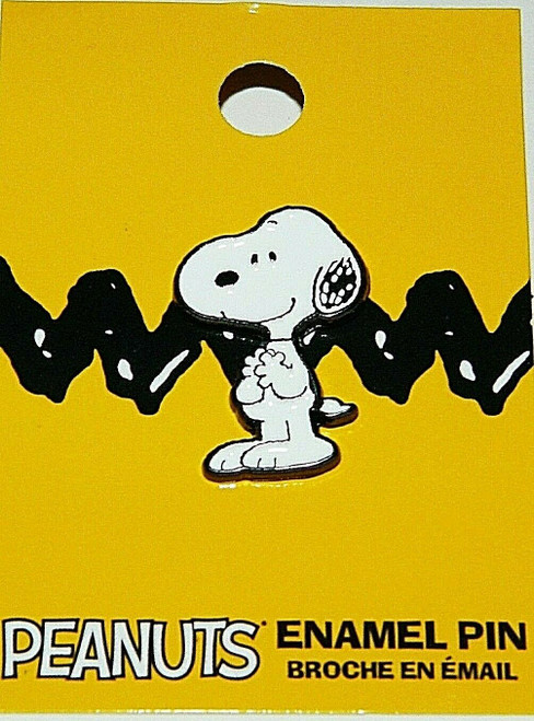 1.1/8 inches tall, a new Peanuts Comic Strip Animated "Snoopy Standing" Figure Enamel Metal Pin with clutch back. New.

Please note we will always combine shipping on like items.  Any additional patch or pin will ship for 50 cent per item.  Any additional payment will be reimbursed to your Paypal account.  Thank You.
