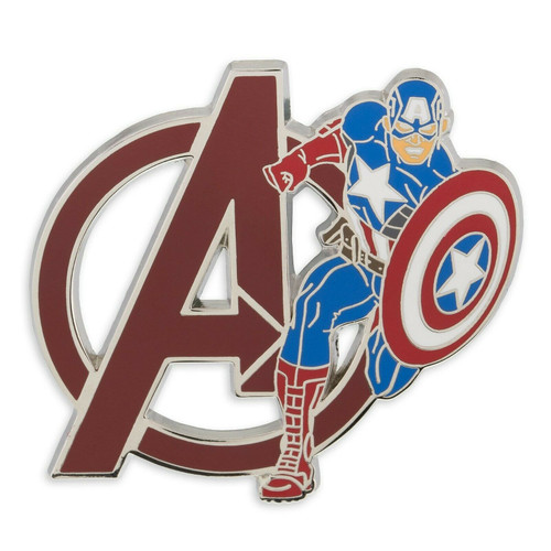 Badge Pins (Victor Character) Captain America GURIHIRU ART metal badge 「  MARVEL 」, Goods / Accessories