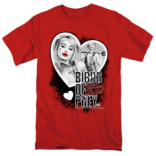 DC Comics Birds of Prey Heart Harley Adult Unisex Tshirt Size S-2X
100% Cotton High Quality Pre Shrunk Machine Washable T Shirt