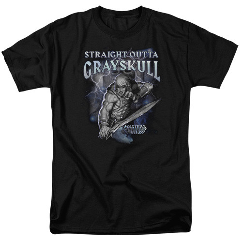 Masters of the Universe-Straight outta Grayskull Adult Unisex Tshirt Size S-2X
100% Cotton High Quality Pre Shrunk Machine Washable T Shirt