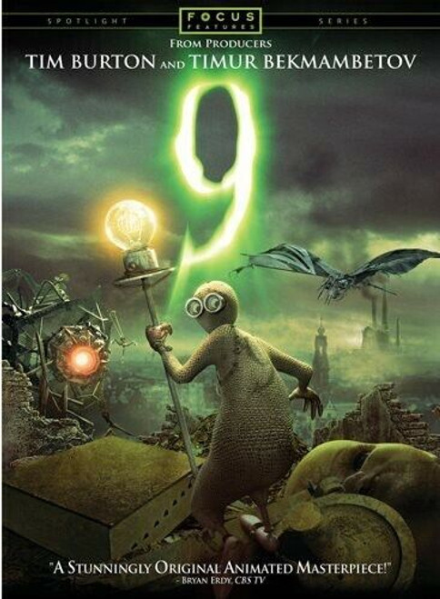 "9" From Producers TIm Burton & Timur Belmanbetov (2009 DVD)