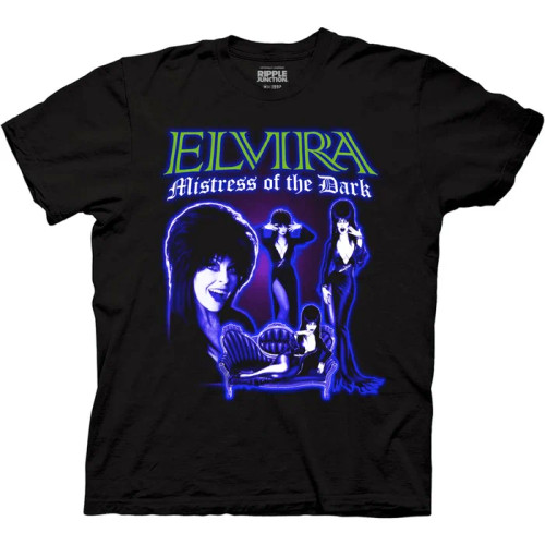 Elvira Blue Collage Adult/Unisex Tshirt Size S-2X
100% Cotton High Quality Pre Shrunk Machine Washable T Shirt