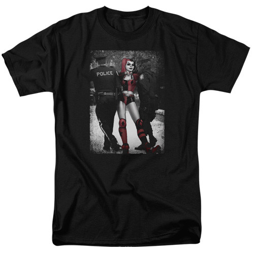 DC Comics Harley Quinn Arrest Adult/Unisex Tshirt Size S-2X
100% Cotton High Quality Pre Shrunk Machine Washable Tshirt