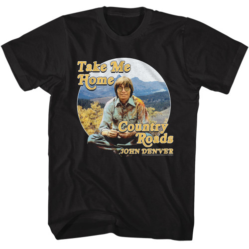 John Denver Circle Mountain Range Adult/Unisex Tshirt Size S-2X
100% cotton high quality pre shrunk machine washable t-shirt





