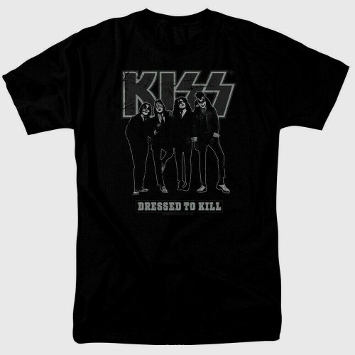 KISS "Dressed to Kill" Mens Unisex T-Shirt -Available in Sm to 2x
100% cotton high quality pre shrunk machine washable t-shirt