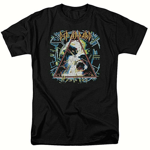 Def Leopard "Hysteria" Album Cover Mens T-Shirt. Available in Sm to 3x -new
100% cotton high quality pre shrunk machine washable t-shirt