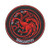 3 inches diameter,   Game of Thrones House of Targaryen Logo embroidered patch. Sew on or iron on. New.

Please note we will always combine shipping on like items.  Any additional patch or pin will ship for 50 cent per item.  Any additional payment will be reimbursed to your Paypal account.  Thank You.