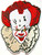 3 1/2 inches tall,  a new Pennywise Portrait "IT" embroidered patch. Sew on or iron on.

Please note we will always combine shipping on like items.  Any additional patch or pin will ship for 50 cent per item.  Any additional payment will be reimbursed to your Paypal account.  Thank You.