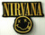 3 inch wide, Nirvana Die Cut logo embroidered patch. Sew on or iron on. New.

Please note we will always combine shipping on like items.  Any additional patch or pin will ship for 50 cent per item.  Any additional payment will be reimbursed to your Paypal account.  Thank You.