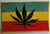 4 inches wide, a new African Marijuana Flag embroidered patch. Sew on or iron on. New. 

Please note we will always combine shipping on like items.  Any additional patch or pin will ship for 50 cent per item.  Any additional payment will be reimbursed to your Paypal account.  Thank You.