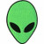3.5 inches tall,  a new X-Files "Green Alien Face" embroidered patch.  Sew on or Iron.  New. 

Please note we will always combine shipping on like items.  Any additional patch or pin will ship for 50 cent per item.  Any additional payment will be reimbursed to your Paypal account.  Thank You.