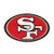 1 3/4" x 3 1/4", San Francisco 49ers logo embroidered patch. Sew or iron on. New.

Please note we will always combine shipping on like items.  Any additional patch or pin will ship for 50 cent per item.  Any additional payment will be reimbursed to your Paypal account.  Thank You.