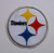 3 1/4" diameter, Pittsburgh Steelers logo embroidered patch. Sew or iron on. New.

Please note we will always combine shipping on like items.  Any additional patch or pin will ship for 50 cent per item.  Any additional payment will be reimbursed to your Paypal account.  Thank You.