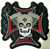 Iron Cross with Skull Face Motorcycle Embroidered Jacket Patch -new
Over 8. 1/2 inches wide.  Sew on or Iron. 


Please note we will always combine shipping on like items.  Any additional patch or pin will ship for 50 cent per item.  Any additional payment will be reimbursed to your Paypal account.  Thank You.