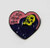 1 3/8 inches square, a new  Masters of The Universe Skeletor Face Meme "Live, Laugh, Love" In Heart Metal Enamel Pin with clutch back.   New.

Please note we will always combine shipping on like items.  Any additional patch or pin will ship for 50 cent per item.  Any additional payment will be reimbursed to your Paypal account.  Thank You.