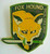 1 1/2 inches tall. the Metal Gear Solid "Fox Hound" Special Force Group enamel pin with clutch back. New.

Please note we will always combine shipping on like items.  Any additional patch or pin will ship for 50 cent per item.  Any additional payment will be reimbursed to your Paypal account.  Thank You.