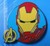 1 1/8" inches in diameter. The Invincible Iron Man Face Enamel Pin with clutch back. New.

Please note we will always combine shipping on like items.  Any additional patch or pin will ship for 50 cent per item.  Any additional payment will be reimbursed to your Paypal account.  Thank You.