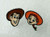 1/2 inches tall, a new Toy Story "Woody & Jessie" stud earrings with a single post backing. New.

Please note we will always combine shipping on like items.  Any additional patch or pin will ship for 50 cent per item.  Any additional payment will be reimbursed to your Paypal account.  Thank You.