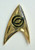 1 1/2 inch high, Star Trek Original Series Science logo enamel pin with clutch back. This is similar to that worn by Spock and DR McCoy.  New.

Please note we will always combine shipping on like items.  Any additional patch or pin will ship for 75 cent per item.  Any additional payment will be reimbursed to your Paypal account.  Thank You.