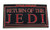 New metal Star Wars Return of the Jedi Logo Enamel Belt Buckle    The features are stamped creating a raised relief spelling out "Star Wars Return of the Jedi".  The belt buckle measures 4 inches wide and 2. 1/4 inches tall.  The buckle will accommodate a belt strap upto to 1.5 inches wide.   A web belt or any belt strap is not included,  only the buckle described.   

Please note we will always combine shipping on like items.  Any additional patch or pin will ship for 50 cent per item.  Any additional payment will be reimbursed to your Paypal account.  Thank You.