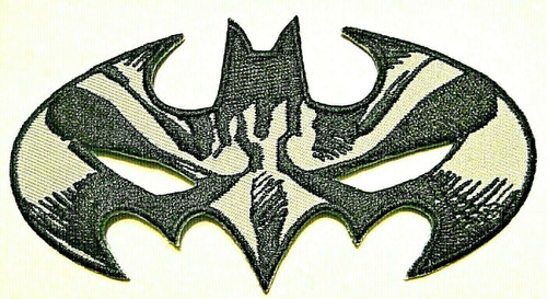 Batman Logo Iron Sew On Patch Jacket Jumper Trousers Embroidered Fabric Patches - Foto 9