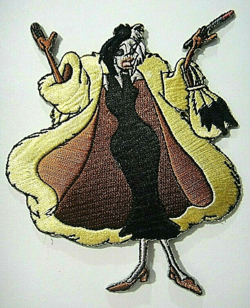 Disney Cruella De Vil (101 Dalmatians) embroidered patch. new - MTCToys.com