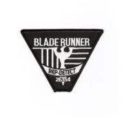 Blade runner movie rep detect logo embroidered patch - MTCToys.com
