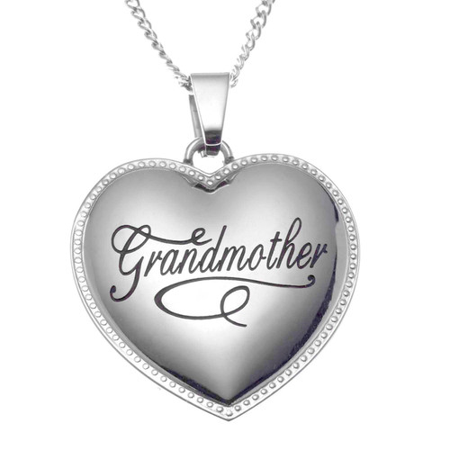 Grandmother Heart Pendant Necklace