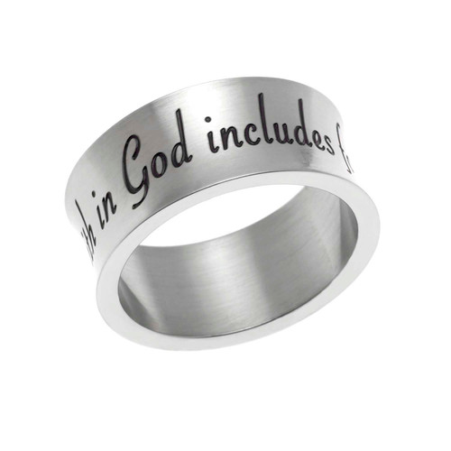 Faith in God Ring