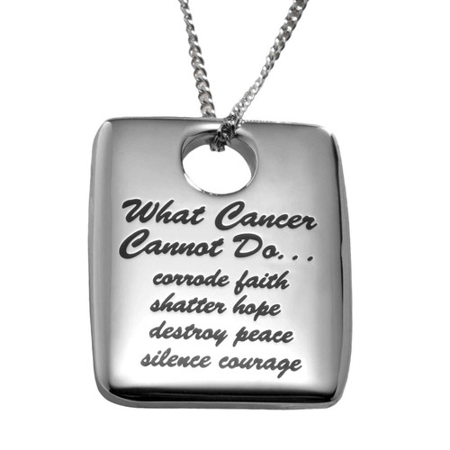 What Cancer Cannot Do Square Pendant Necklace Pendants 27 Joyful Sentiments What Cancer Cannot Do Square Pendant Necklace Pendants 27 Joyful Sentiments