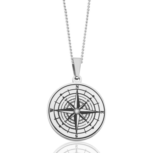 Nautical Compass Pendant Necklace