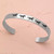 Stainless Steel Running Horse "Unconditional Love" Cuff Bracelet - Horse Lover Gift