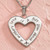 Open Heart Mother's Love Pendant Necklace