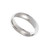 5MM Polished Stainless Steel Dome Men's Wedding Band Ring