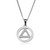 Stainless Steel 12 Step Recovery Pendant Necklace - Sobriety Symbol Jewelry Gift