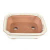  6" Rectangle Pot - Beige