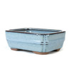 6" Banded Rectangle Pot - Light Blue