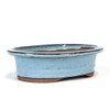 6" Flared Oval Pot - Light Blue