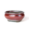 6" Tall Oval Pot - Red