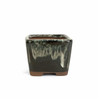 3" Square Cascade Mame Bonsai Pot - Midnight Ombre