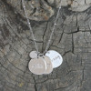 Silver Message Necklace - Be Calm, Focus, Strong